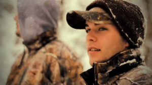 morning snow heartland bowhunters